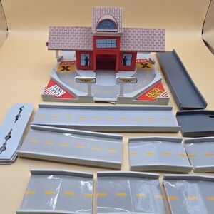 1991 Micro Machines Hiways & Byways Railroad Central Playset